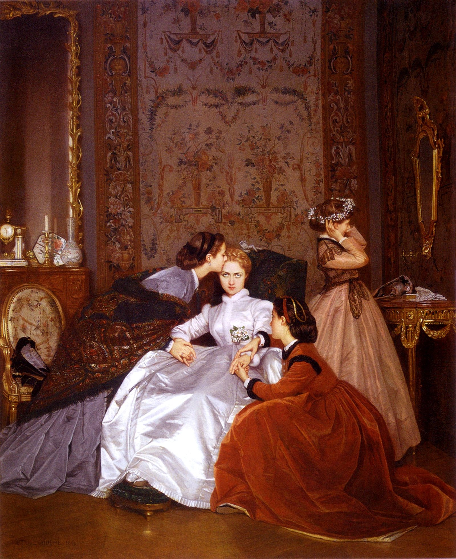 La Fiancée Hésitante — Auguste Toulmouche, 1866